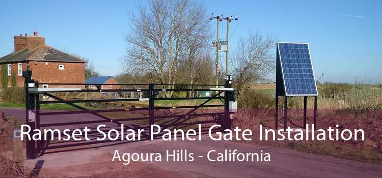 Ramset Solar Panel Gate Installation Agoura Hills - California