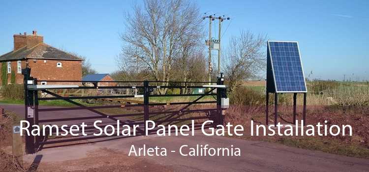 Ramset Solar Panel Gate Installation Arleta - California