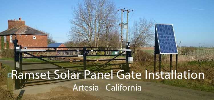 Ramset Solar Panel Gate Installation Artesia - California
