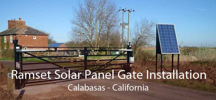 Ramset Solar Panel Gate Installation Calabasas - California