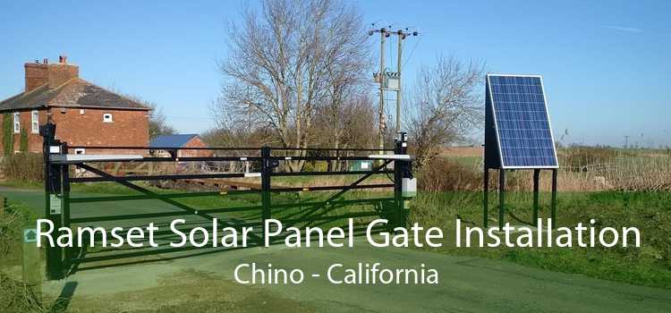 Ramset Solar Panel Gate Installation Chino - California