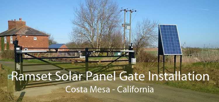 Ramset Solar Panel Gate Installation Costa Mesa - California
