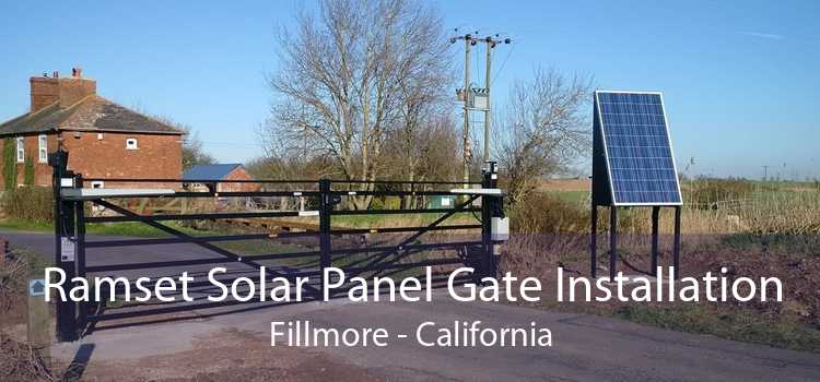 Ramset Solar Panel Gate Installation Fillmore - California