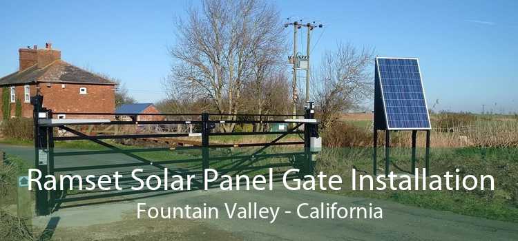 Ramset Solar Panel Gate Installation Fountain Valley - California