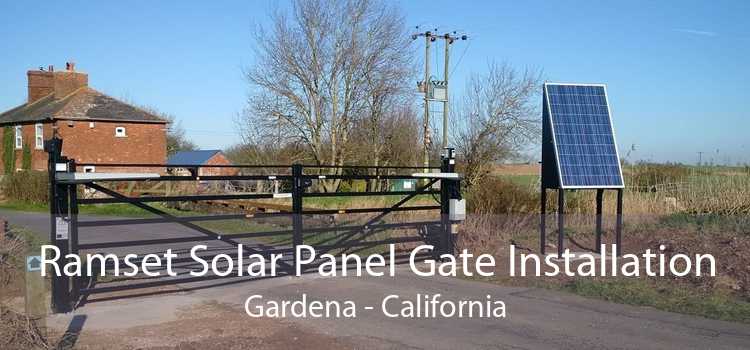 Ramset Solar Panel Gate Installation Gardena - California