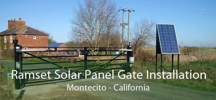 Ramset Solar Panel Gate Installation Montecito - California