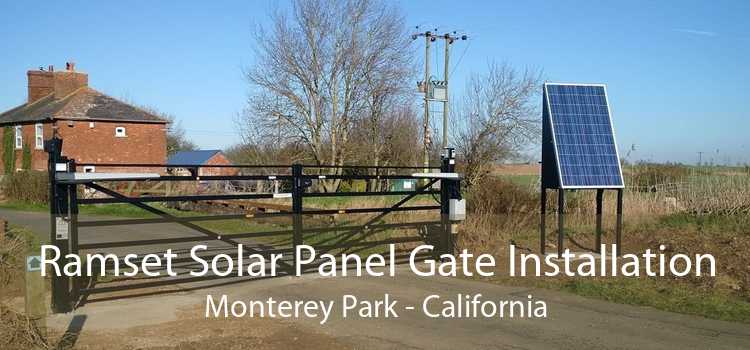 Ramset Solar Panel Gate Installation Monterey Park - California