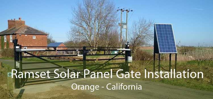 Ramset Solar Panel Gate Installation Orange - California