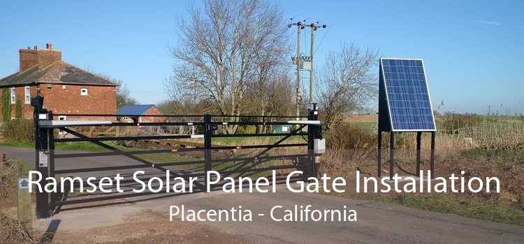 Ramset Solar Panel Gate Installation Placentia - California