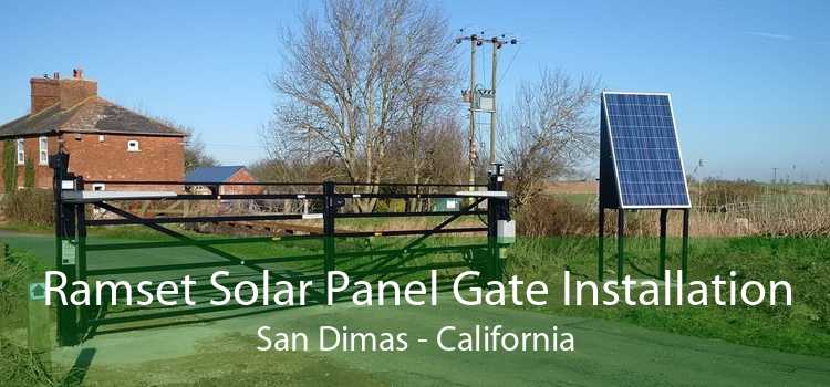 Ramset Solar Panel Gate Installation San Dimas - California