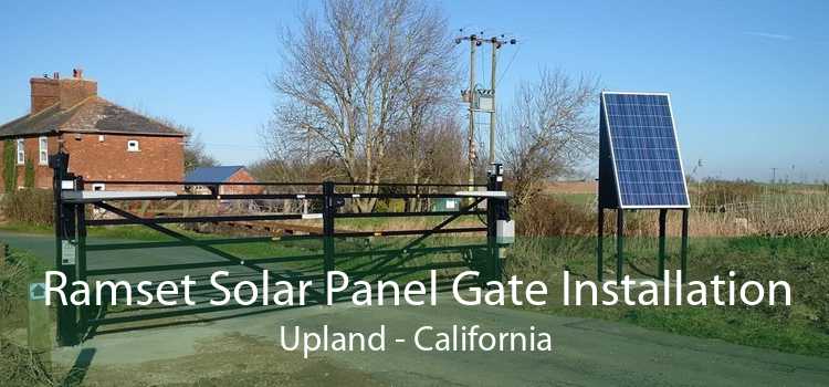 Ramset Solar Panel Gate Installation Upland - California