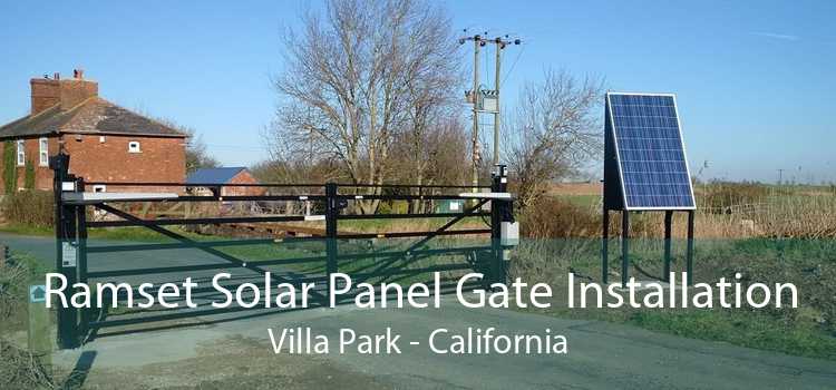 Ramset Solar Panel Gate Installation Villa Park - California