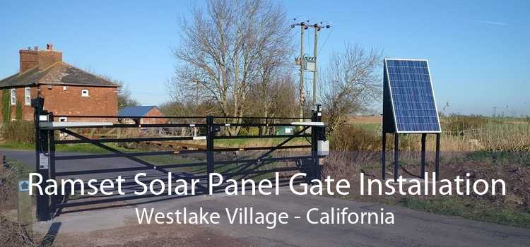 Ramset Solar Panel Gate Installation Westlake Village - California