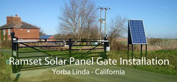 Ramset Solar Panel Gate Installation Yorba Linda - California