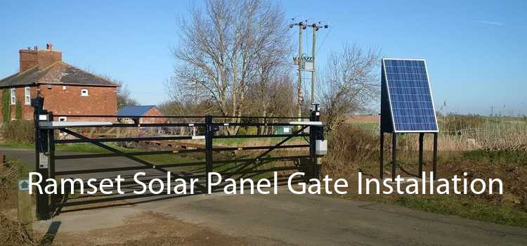 Ramset Solar Panel Gate Installation 