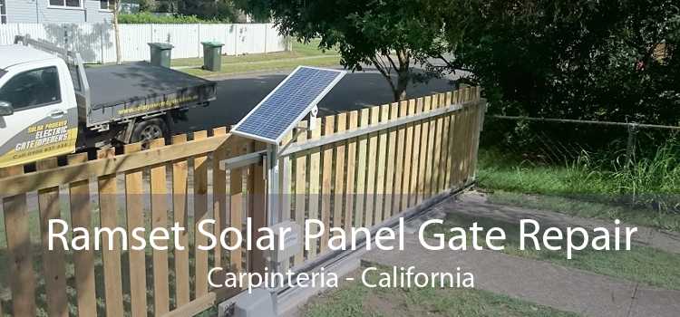 Ramset Solar Panel Gate Repair Carpinteria - California