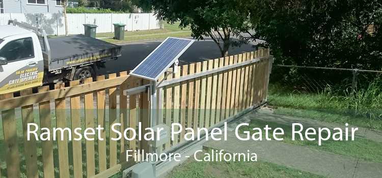 Ramset Solar Panel Gate Repair Fillmore - California
