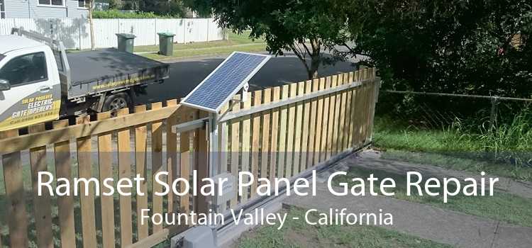 Ramset Solar Panel Gate Repair Fountain Valley - California