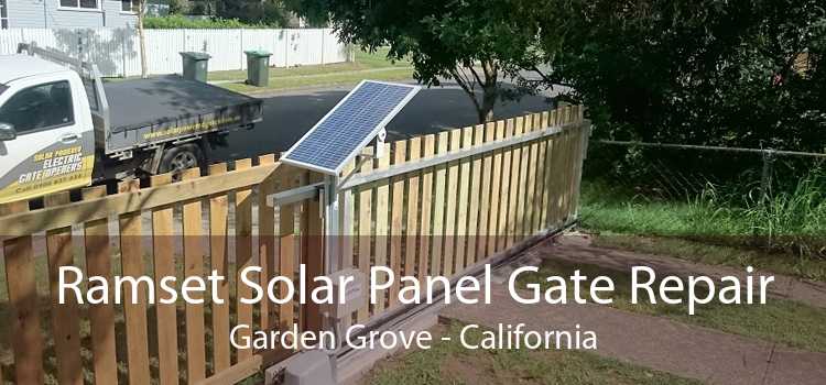 Ramset Solar Panel Gate Repair Garden Grove - California