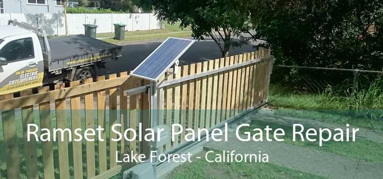 Ramset Solar Panel Gate Repair Lake Forest - California