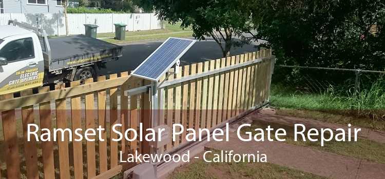 Ramset Solar Panel Gate Repair Lakewood - California
