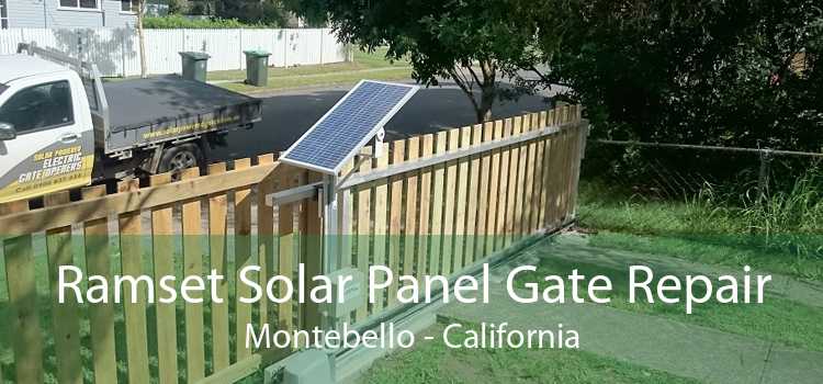 Ramset Solar Panel Gate Repair Montebello - California