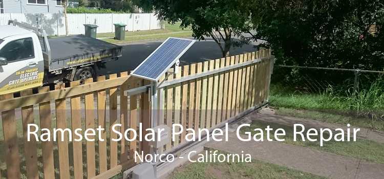 Ramset Solar Panel Gate Repair Norco - California