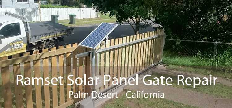 Ramset Solar Panel Gate Repair Palm Desert - California
