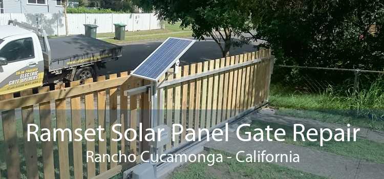 Ramset Solar Panel Gate Repair Rancho Cucamonga - California