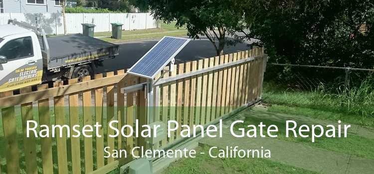 Ramset Solar Panel Gate Repair San Clemente - California