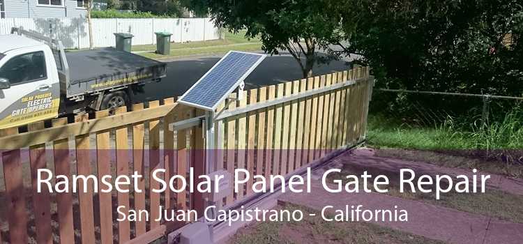 Ramset Solar Panel Gate Repair San Juan Capistrano - California