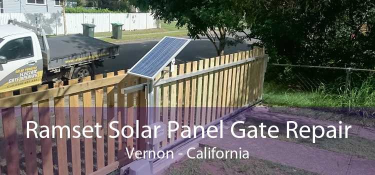 Ramset Solar Panel Gate Repair Vernon - California