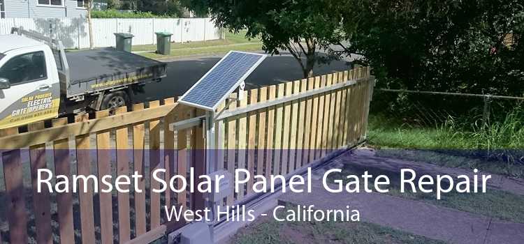 Ramset Solar Panel Gate Repair West Hills - California