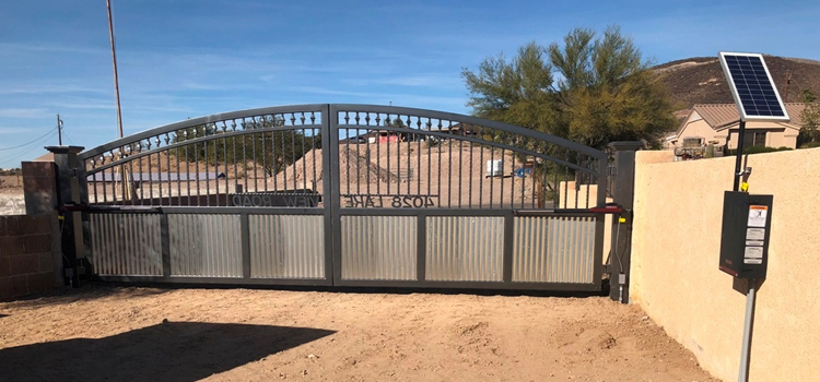 Ramset Solar Panel Gate Motor Installation in Rolling Hills